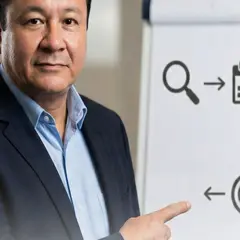 Professor Carlos André em estúdio