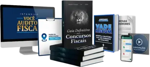 Materiais inclusos no Intensivo Você Auditor Fiscal